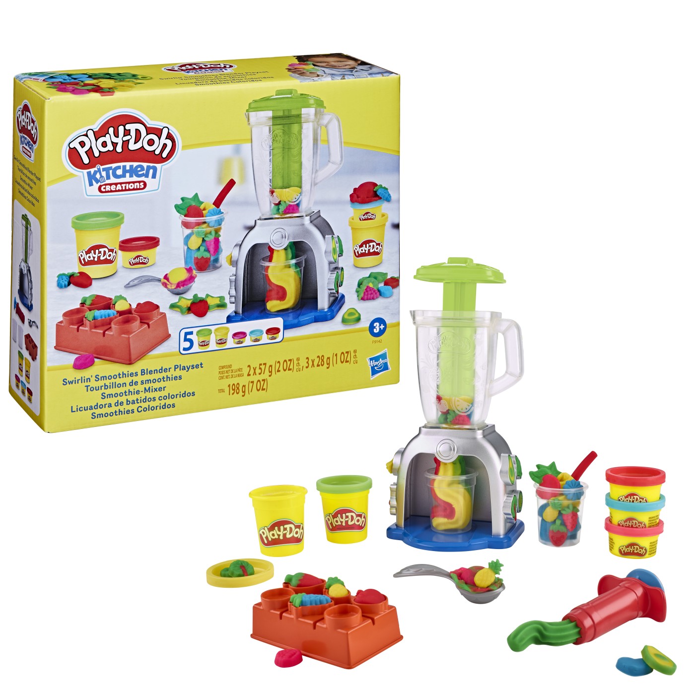 Set plastilina Blender pentru smoothie, +3 ani, Play Doh