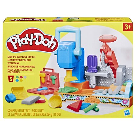 Set plastilina Banc de lucru cu scule, +3 ani, Play Doh 674169