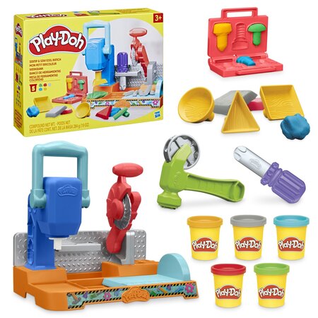 Set Banc de lucru cu scule, +3 ani, Play Doh