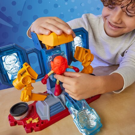 Laboratorul de armura al lui Iron Man Marvel, 10 cm, +4 ani, Play Doh 674184