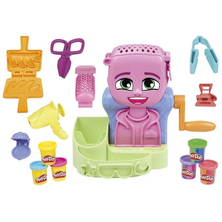 Set plastilina Salon de coafat, +3 ani, Play Doh 674187