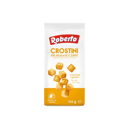 Crutoane pentru supe Crostini, 125 g, Roberto