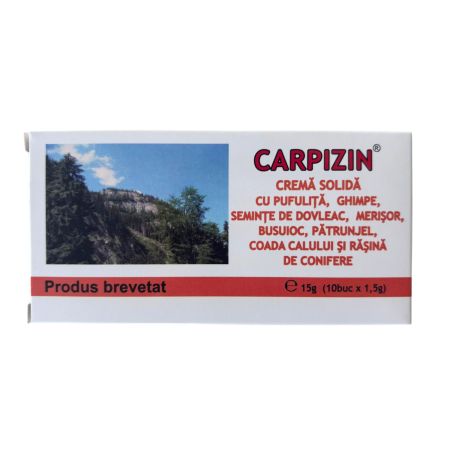 Crema solida Carpizin, 10 bucati x 1.5 g, Elzin Plant