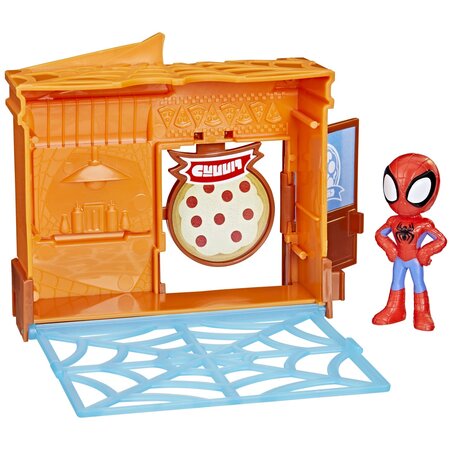 Set de joaca City Bloks Pizzerie Spidey and his Amazing Friends, +3 ani, Hasbro