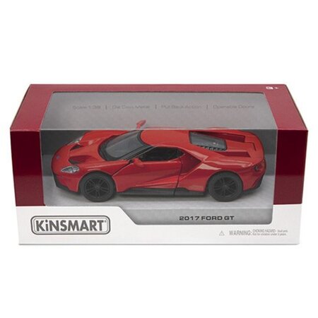 Masinuta metalica Ford GT 2017, 13 cm, 3 ani+, Kinsmart 674407