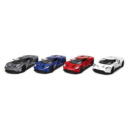 Masinuta metalica Ford GT 2017, 13 cm, 3 ani+, Kinsmart 674406