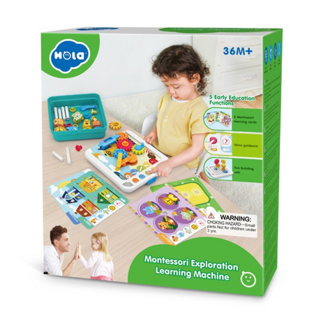 Masina de Invatare si Explorare Montessori, +3 ani, Hola 674410