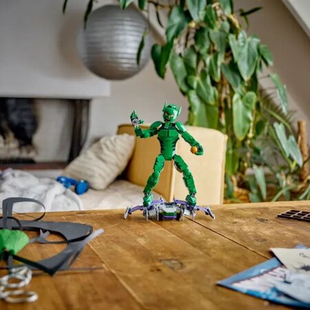 Figurina de constructie Green Goblin Marvel, + 8 ani, 471 piese, 76284, Lego 674445