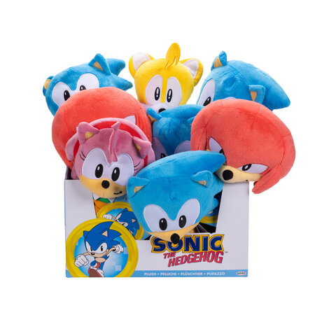 Jucarie de plus Socnic, 20 cm, Diverse personaje, Nintendo Sonic