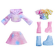 Papusa Watercolor Create cu Ochi Mov, +4 ani, Rainbow High 674483