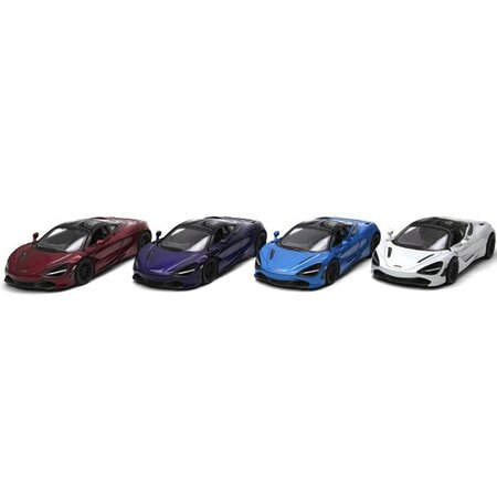 Masinuta metalica Meclaren 720S, 13 cm, 3 ani+, Kinsmart 674611