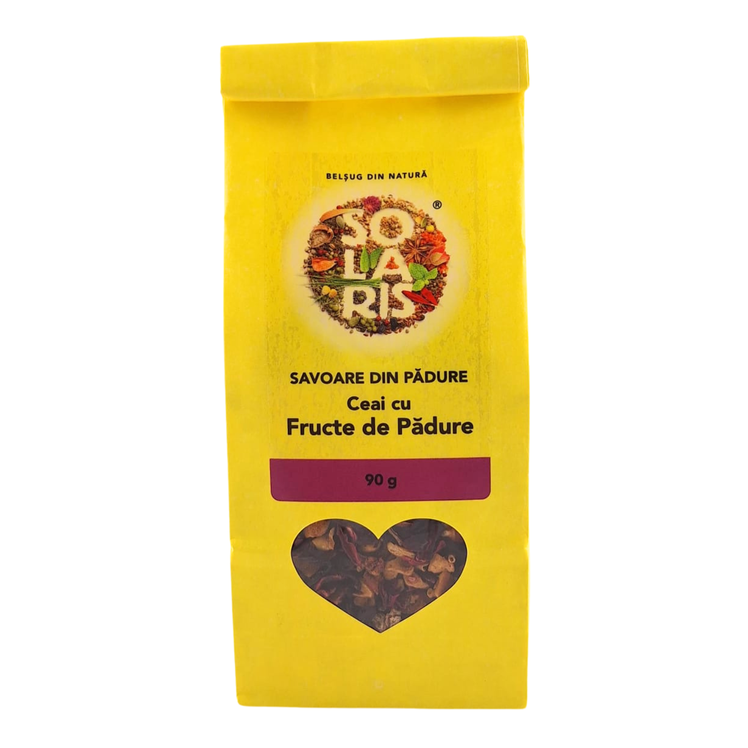 Ceai cu fructe de padure, 90 g, Solaris