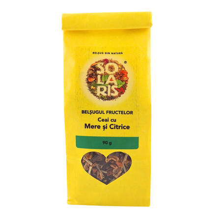 Ceai de mere si citrice, 90 g, Solaris