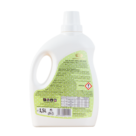 Detergent de rufe albe si colorate fara parfum Baby Sensitive, 1.5 litri, Cashmere Aroma 674705