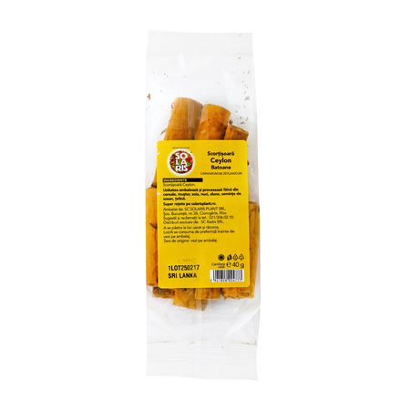 Batoane de scortisoara Ceylon, 40 g, Solaris 747105