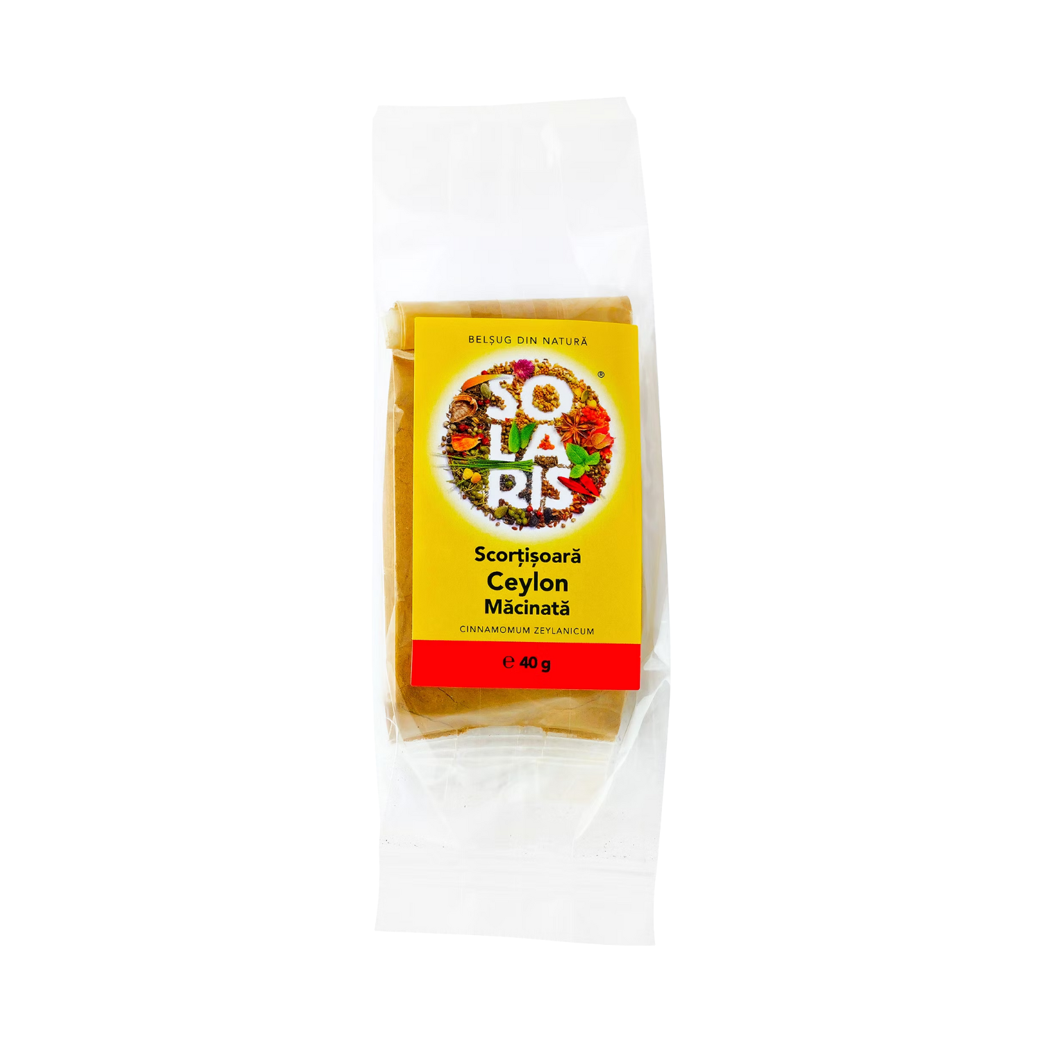 Scortisoara de Ceylon macinata, 40 g, solaris