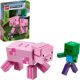 Porc BigFig cu bebelus de Zombi Lego Minecraft, Lego 445687