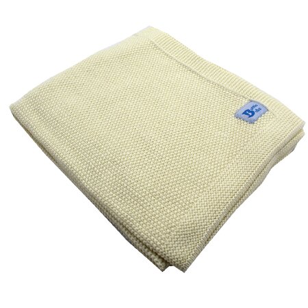 Paturica tricotata Bob de orez, 90 x 70 cm, + 0 luni, Baltic Bebe 675045