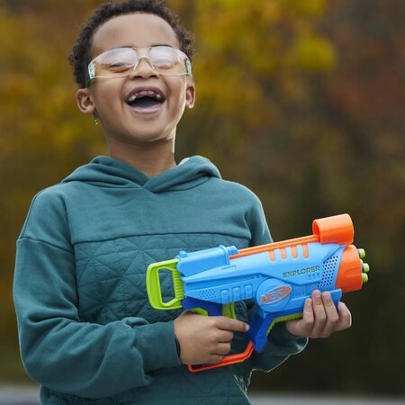 Blaster Nerf Elite Jr Explorer, +6 ani, Hasbro 675091