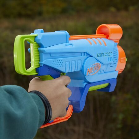 Blaster Nerf Elite Jr Explorer, +6 ani, Hasbro 675089