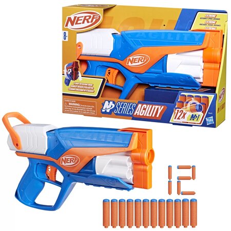 Blaster Nerf N Series Agility, +8 ani, Hasbro 675100