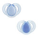 Suzete ortodontice Night Time, 18-36 luni, 2 bucati, Albastru, Tommee Tippee 675220