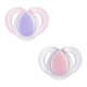 Suzete ortodontice Night Time, 18-36 luni, 2 bucati, Roz, Tommee Tippee 675232
