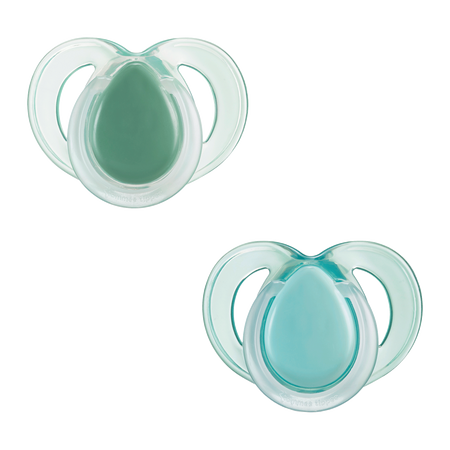 Suzete ortodontice Night Time, 18-36 luni, 2 bucati, Verde, Tommee Tippee 675238