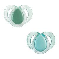 Suzete ortodontice Night Time, 18-36 luni, 2 bucati, Verde, Tommee Tippee