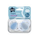 Suzete ortodontice Night Time, 6-18 luni, 2 bucati, Albastru, Tommee Tippee 675258