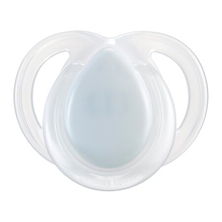 Suzete ortodontice Night Time, 0-6 luni, 2 bucati, Alb, Tommee Tippee 675276