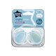 Suzete ortodontice Night Time, 0-6 luni, 2 bucati, Albastru, Tommee Tippee 675277