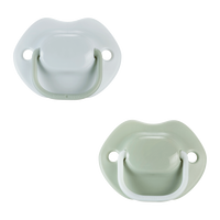 Suzete ortodontice Moda, Albstru/Verde, 0-6 luni, 2 bucati, Tommee Tippee