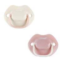 Suzete ortodontice Moda, Bej/Roz, 0-6 luni, 2 bucati, Tommee Tippee