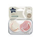 Suzete ortodontice Moda, 0-6 luni, 2 bucati, Bej/Roz, Tommee Tippee 675319