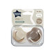 Suzete ortodontice Moda, 18-36 luni, 2 bucati, Bej, Tommee Tippee 675328