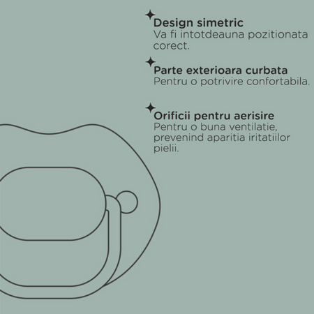 Suzete ortodontice Moda, Roz, 6-18 luni, 2 bucati, Tommee Tippee 817992