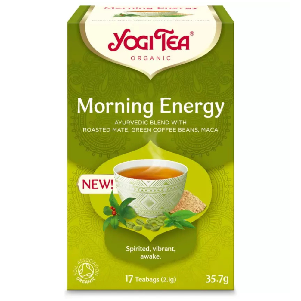 Ceai bio Morning Energy, 17 pliculete, Yogi Tea