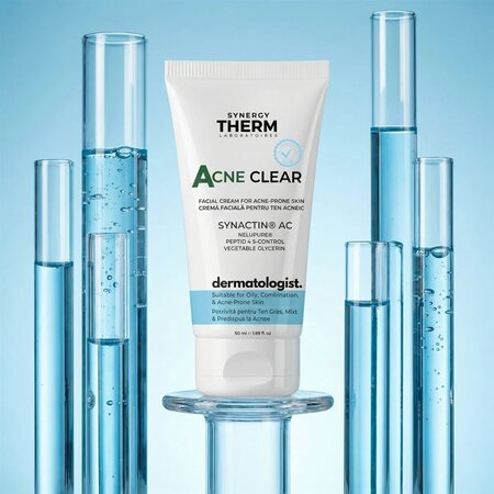 Crema anti acnee Acne Clear Dermatologist, 50 ml, Synergy Therm 816231