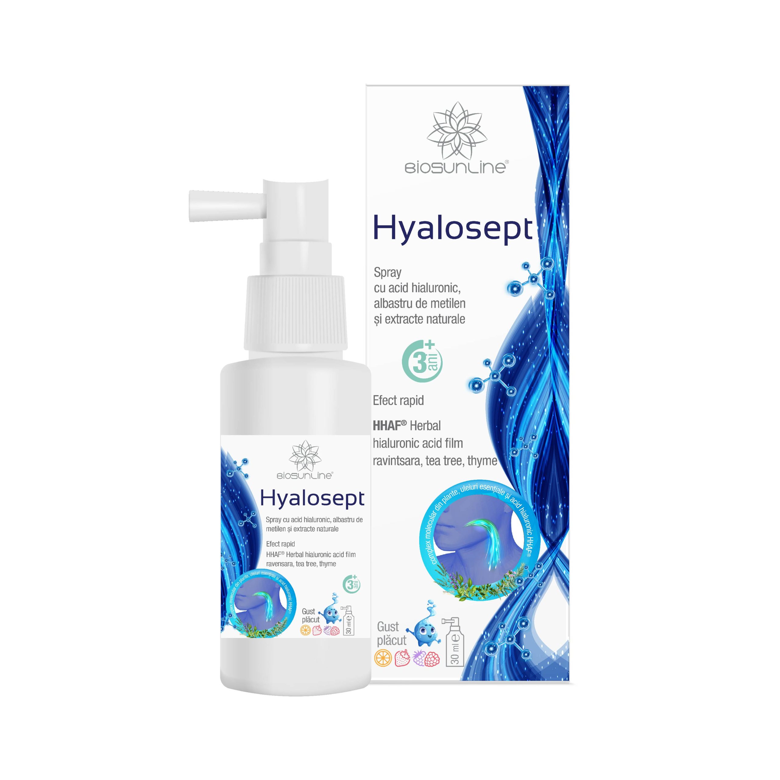 Hyalosept spray oral, 30 ml, BioSunLine