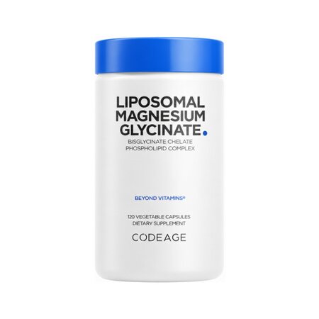 Magneziu bisglicinat lipozomal cu bioperine Codeage, 120 capsule, GNC