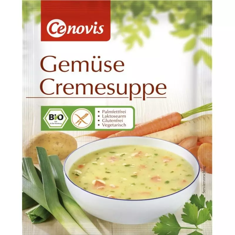 Supa crema Bio de legume, 64 g, Cenovis