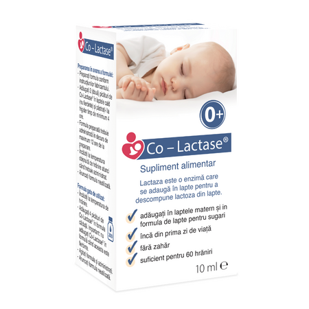 Pachet Co-Lactase picaturi pentru sugari, 10 + 10 ml, Maxima Healthcare 675829