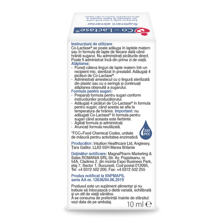 Pachet Co-Lactase picaturi pentru sugari, 10 + 10 ml, Maxima Healthcare 675827