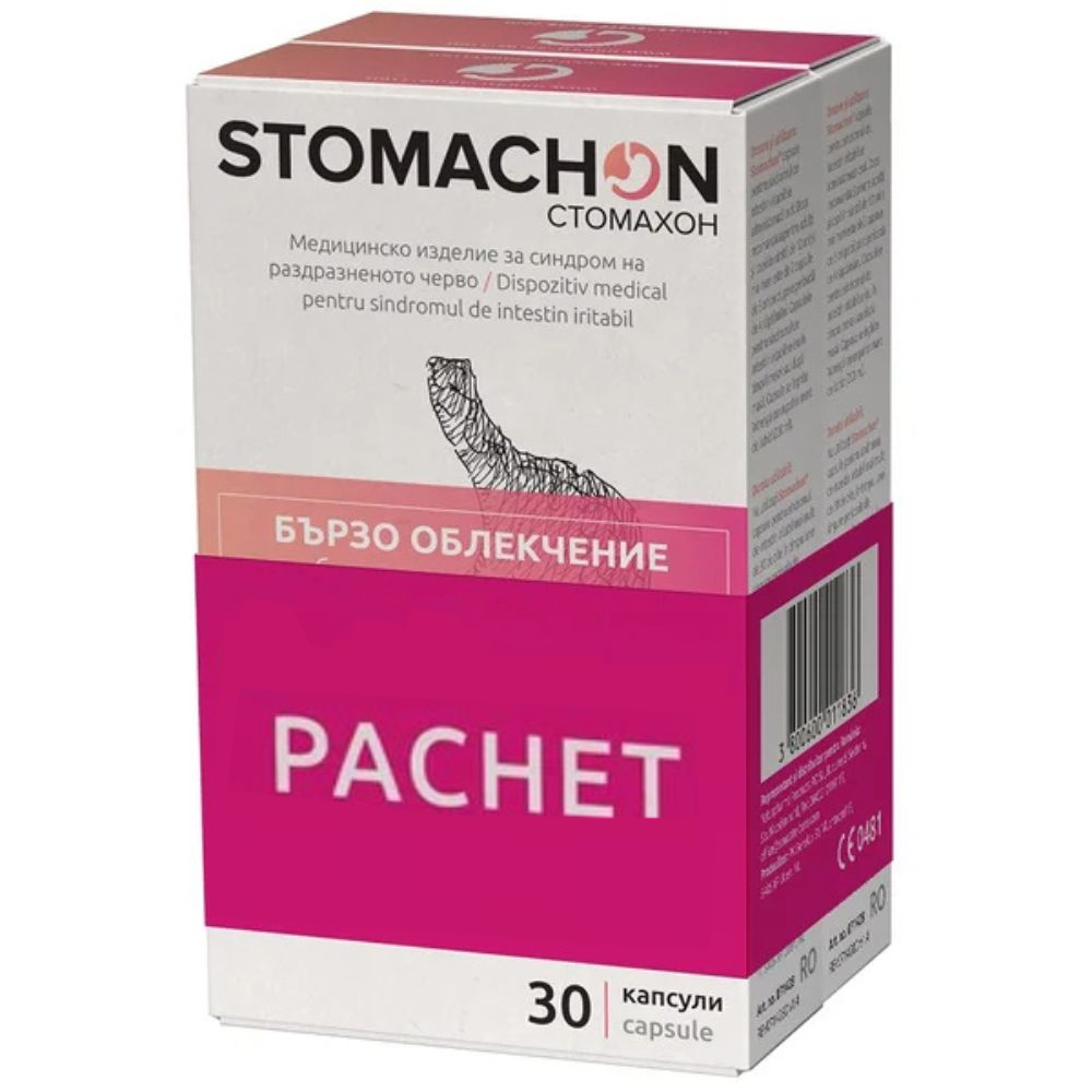Pachet Stomachon, 30 + 30 capsule, NaturPharma