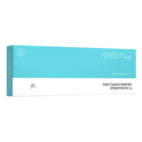 Test rapid Streptococ A, 1 bucata, Advent