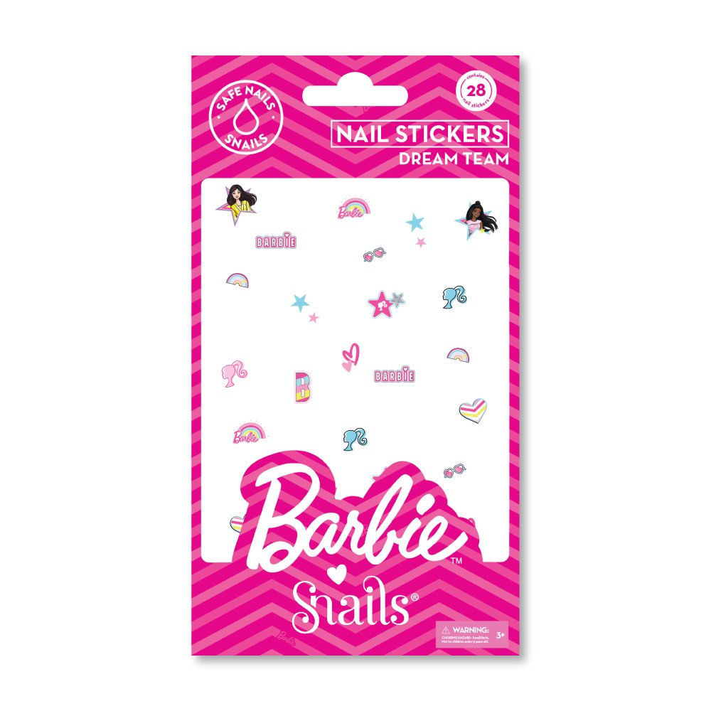 Stickere pentru unghii Barbie Dream Team, Snails