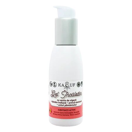 Gel incalzitor cu venin de vipera, 100 ml, Kasuf