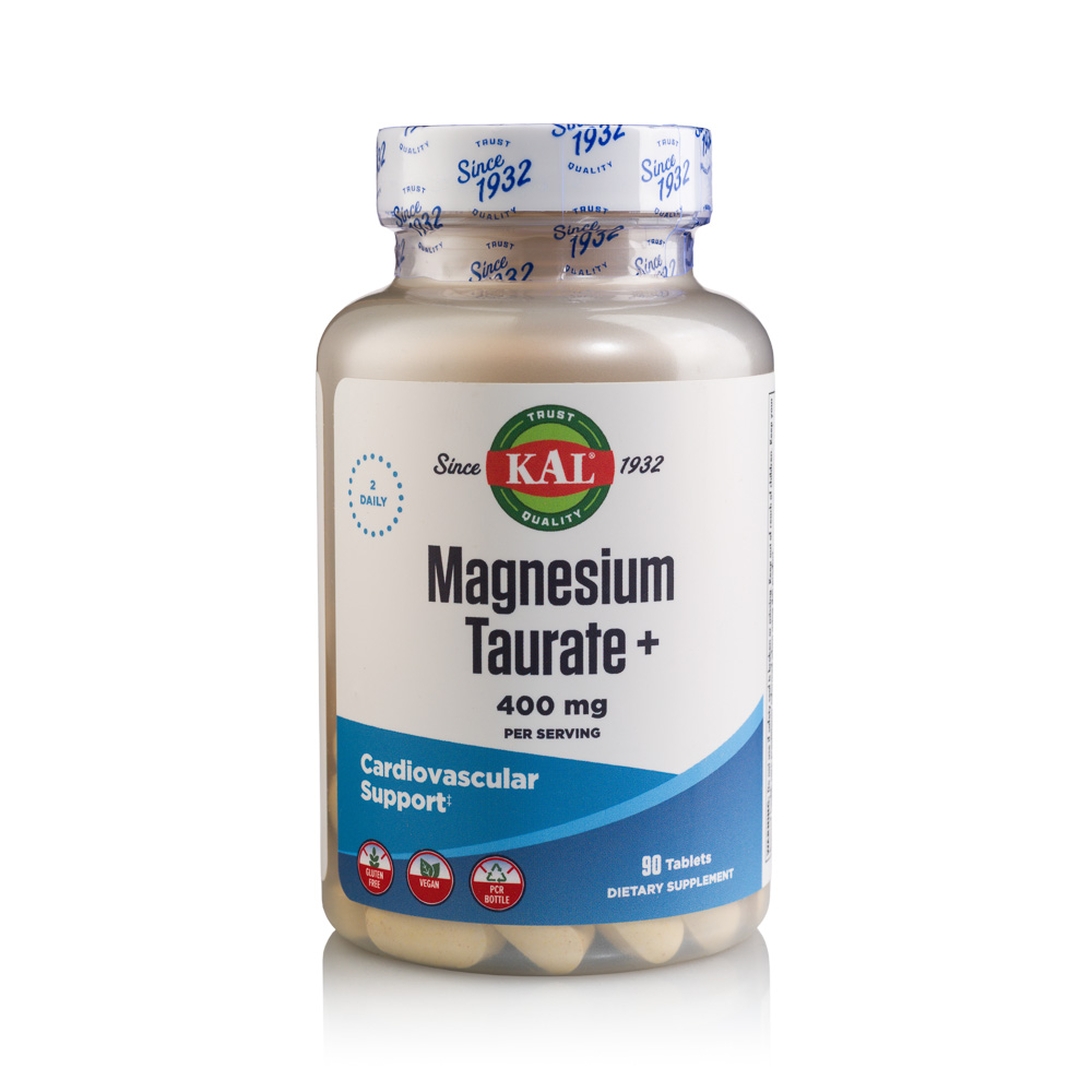 Magnesium Taurate+, Kal, 400 mg, 90 tablete, Secom