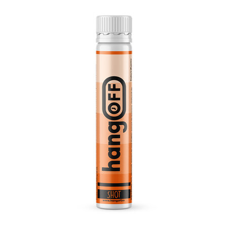 Shot cu vitamine, electroliti si extracte din plante, 25 ml, HangOff